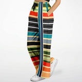 Tequila Sunrise Striped Flare Leg Joggers Bellbottoms - Thathoodyshop