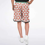 Tokyo Sunset Basketball Shorts Basketball Short Rib - AOP - Thathoodyshop