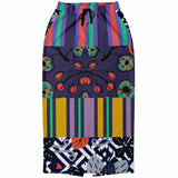 Purple Flurry Pocket Maxi Skirt Pocket Skirt - Thathoodyshop