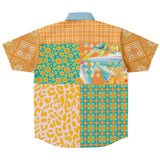 South Beach S/S Button Down Shirt Short Sleeve Button Down Shirt - AOP - Thathoodyshop