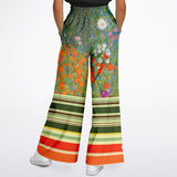 Secret Garden Floral Stretchy Phat Bellbottoms Bellbottoms - Thathoodyshop