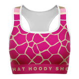 Pink Lemonade Sports Bra Sports Bra - AOP - Thathoodyshop