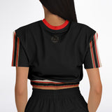 Gold Line Doubles Cropped Sweater Cropped Sweater - Thathoodyshop