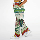 Green Peacock Flare Leg Joggers Flare Joggers - Thathoodyshop