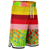 Rainbow-Tastic Basketball Shorts Basketball Short Rib - AOP - Thathoodyshop