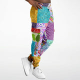 Delirium Hippie Patchwork Solar Flare Cargo Joggers Cargo Joggers - Thathoodyshop