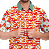 Tokyo Sunset S/S Button Down Shirt Short Sleeve Button Down Shirt - AOP - Thathoodyshop