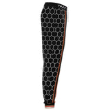 Gold Line Black Honeycomb Unisex Joggers Joggers - Thathoodyshop