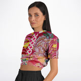 Queen Lili'uokalani Cropped Sweater Crop Top - Thathoodyshop