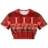 Toscana Red Cropped Sweater Cropped Sweater - Thathoodyshop