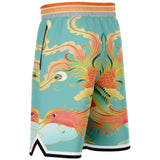The Koi Dragon Basketball Shorts Basketball Short Rib - AOP - Thathoodyshop