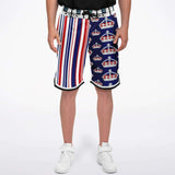 Long Live the Queen Basketball Shorts Basketball Short Rib - AOP - Thathoodyshop