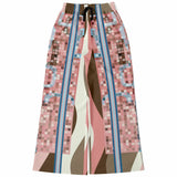 Pink Geo Holy Mosaic Bellbottoms Flare Leg Pants - Thathoodyshop