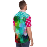 Jubilee's Garden S/S Button Down Shirt Short Sleeve Button Down Shirt - AOP - Thathoodyshop