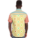 Kaleidoscope S/S Button Down Shirt Short Sleeve Button Down Shirt - AOP - Thathoodyshop