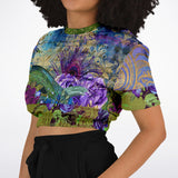 Purple Fusion Cropped Sweater Cropped Sweater - Thathoodyshop