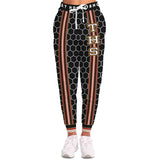 Gold Line Black Honeycomb Unisex Joggers Joggers - Thathoodyshop