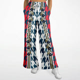 Liberty Lane Herringbone Flare Leg Joggers Athletic Flare Jogger - AOP - Thathoodyshop