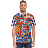 Super Regatta S/S Button Down Shirt Short Sleeve Button Down Shirt - AOP - Thathoodyshop