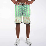 Melon Balls Basketball Shorts Basketball Short Rib - AOP - Thathoodyshop