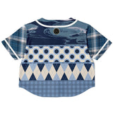 Blueberry Hill Cropped Baseball Jersey Cropped Baseball Jersey - Thathoodyshop