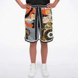 Dance Steps Pinstripe Basketball Shorts Basketball Shorts - Thathoodyshop