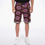 Crosby Stills Basketball Shorts Basketball Short Rib - AOP - Thathoodyshop
