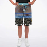 Steampunk Warrior Basketball Shorts Basketball Short Rib - AOP - Thathoodyshop