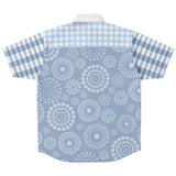 Blue Lagoon S/S Button Down Shirt Short Sleeve Button Down Shirt - AOP - Thathoodyshop
