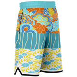Blue Bullwinkle Basketball Shorts Basketball Short Rib - AOP - Thathoodyshop