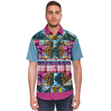 Gypsy Queen Purple Button Down Shirt Short Sleeve Button Down Shirt - Thathoodyshop