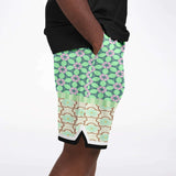 Melon Balls Basketball Shorts Basketball Short Rib - AOP - Thathoodyshop