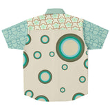 Circle Time S/S Button Down Shirt Short Sleeve Button Down Shirt - AOP - Thathoodyshop