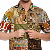 Mother Lode African Print Button Down Shirt Short Sleeve Button Down Shirt - Thathoodyshop