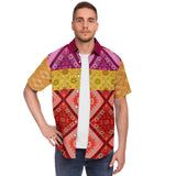 Taj Mahal S/S Button Down Shirt Short Sleeve Button Down Shirt - AOP - Thathoodyshop