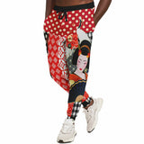 Tokyo Nights Asian Floral Patchwork Unisex Joggers Joggers - Thathoodyshop
