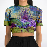 Purple Fusion Cropped Sweater Cropped Sweater - Thathoodyshop