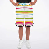 Hawaiian Tropic Basketball Shorts Basketball Short Rib - AOP - Thathoodyshop