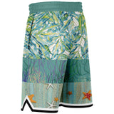 My Little Mermaid Basketball Shorts Basketball Short Rib - AOP - Thathoodyshop