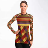 Purple Butterscotch Fashion Rashguard Top Rashguard - Thathoodyshop