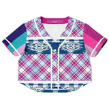 Purple Haze Cropped Baseball Jersey Cropped Baseball Jersey - Thathoodyshop