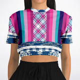 Purple Haze Cropped Sweater Cropped Short Sleeve Sweatshirt - Thathoodyshop