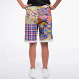 Mercury Retrograde Patchwork Basketball Shorts Basketball Short Rib - AOP - Thathoodyshop