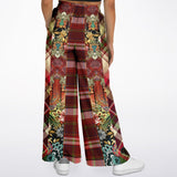 English Rose Plaid Stretchy Phat Bellbottoms Bellbottoms - Thathoodyshop