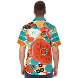 My Geo Life S/S Button Down Shirt Short Sleeve Button Down Shirt - AOP - Thathoodyshop