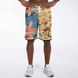 The Generation Gap Basketball Shorts Basketball Short Rib - AOP - Thathoodyshop