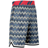 Liberty Pebble Basketball Shorts (Unisex) Basketball Short Rib - AOP - Thathoodyshop