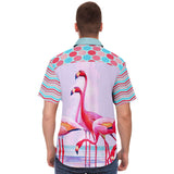 South Beach S/S Button Down Shirt Short Sleeve Button Down Shirt - AOP - Thathoodyshop
