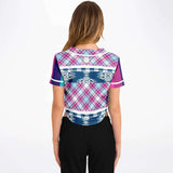 Purple Haze Cropped Baseball Jersey Cropped Baseball Jersey - Thathoodyshop