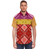 Taj Mahal S/S Button Down Shirt Short Sleeve Button Down Shirt - AOP - Thathoodyshop